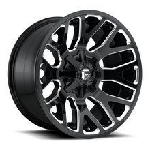 Load image into Gallery viewer, Aluminum Wheels 20X9 Warrior D623 5 On 139.7/5 On 150 Gloss Black Milled 110.3 Bore 1 Offset Fuel Off Road Wheels