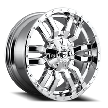 Load image into Gallery viewer, Aluminum Wheels 20X9 Sledge D631 8 On 170 Chrome Plated 125.1 Bore 1 Offset Fuel Off Road Wheels