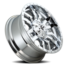 Load image into Gallery viewer, Aluminum Wheels 20X9 Sledge D631 8 On 170 Chrome Plated 125.1 Bore 1 Offset Fuel Off Road Wheels
