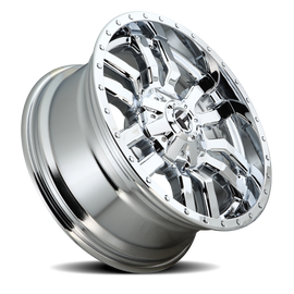 Aluminum Wheels 20X9 Sledge D631 6 On 135/6 On 139.7 Chrome Plated 106.1 Bore 1 Offset Fuel Off Road Wheels