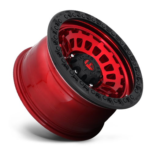 Aluminum Wheels 17X9 Zephyr D632 6 On 135 Candy Red W/Matte Black Ring 87.1 Bore -12 Offset Fuel Off Road Wheels