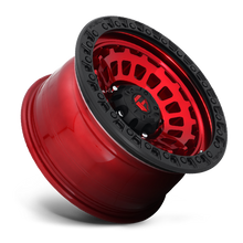 Load image into Gallery viewer, Aluminum Wheels 17X9 Zephyr D632 6 On 135 Candy Red W/Matte Black Ring 87.1 Bore -12 Offset Fuel Off Road Wheels
