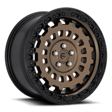 Load image into Gallery viewer, Aluminum Wheels 17X9 Zephyr D634 5 On 127 Matte Bronze W/Black Bead Ring 71.5 Bore 1 Offset Fuel Off Road Wheels