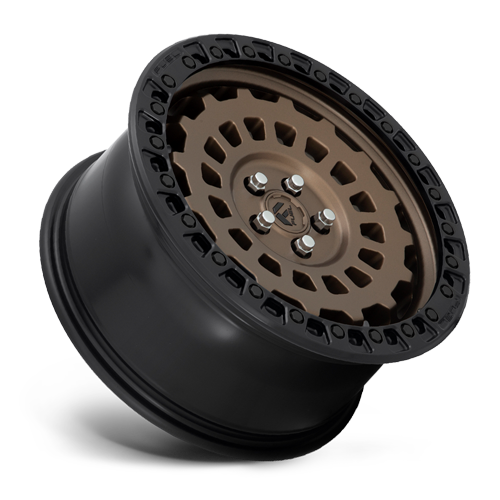 Aluminum Wheels 17X9 Zephyr D634 5 On 127 Matte Bronze W/Black Bead Ring 71.5 Bore 1 Offset Fuel Off Road Wheels