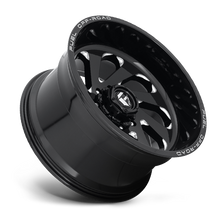 Load image into Gallery viewer, Aluminum Wheels 22X12 Vortex D637 6 On 139.7 Gloss Black Milled 106.3 Bore -44 Offset Fuel Off Road Wheels