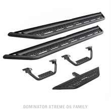Load image into Gallery viewer, Go Rhino D64029T 6" wide strong steel side steps doubles as a slider to protect rocker panel
