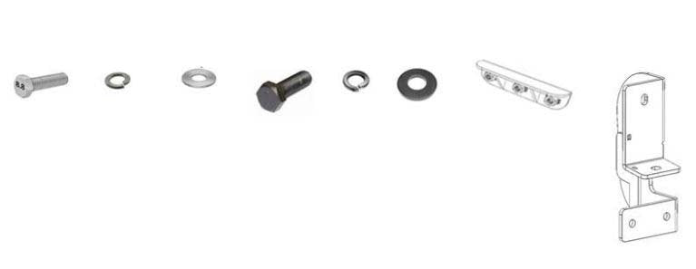 Go Rhino D64049TK Dominator Xtreme D1 D2 D6 DSS DT Side Steps - MOUNTING BRACKETS ONLY