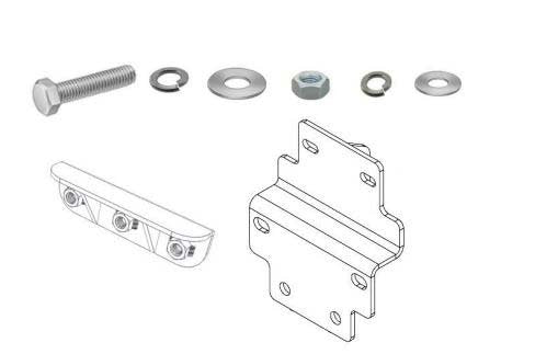 Go Rhino D64155TK Dominator Xtreme D1 D2 D6 DSS DT Side Steps - MOUNTING BRACKETS ONLY