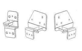 Go Rhino D64205TK Dominator Xtreme D1 D2 D6 DSS DT Side Steps - MOUNTING BRACKETS ONLY