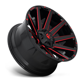 Aluminum Wheels 20X9 Contra D643 8 On 170 Gloss Red Milled 125.1 Bore 20 Offset Multi Spoke Fuel Off Road Wheels