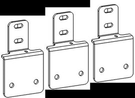 Go Rhino D64346TK Dominator Xtreme D1 D2 D6 DSS DT Side Steps - MOUNTING BRACKETS ONLY