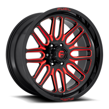 Load image into Gallery viewer, Aluminum Wheels 20X9 Ignite D663 6 On 139.7 Gloss Black Red Tinted Clear 106.1 Bore 19 Offset Fuel Off Road Wheels