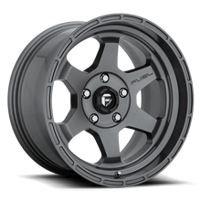 Load image into Gallery viewer, Aluminum Wheels 20X9 Shok D665 5 On 150 Matte Anthracite Gray 110.2 Bore 1 Offset Fuel Off Road Wheels