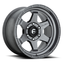 Load image into Gallery viewer, Aluminum Wheels 20X9 Shok D665 6 On 139.7 Matte Anthracite Gray 106.1 Bore 19 Offset Fuel Off Road Wheels