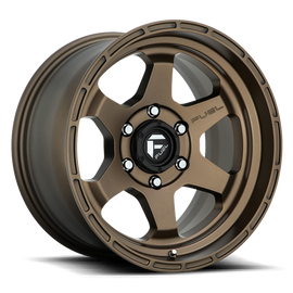 Aluminum Wheels 17X9 Shok D666 6 On 139.7 Matte Bronze 106.3 Bore -12 Offset Fuel Off Road Wheels