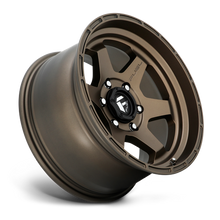 Load image into Gallery viewer, Aluminum Wheels 18X9 Shok D666 5 On 150 Matte Bronze 110.1 Bore 1 Offset Fuel Off Road Wheels
