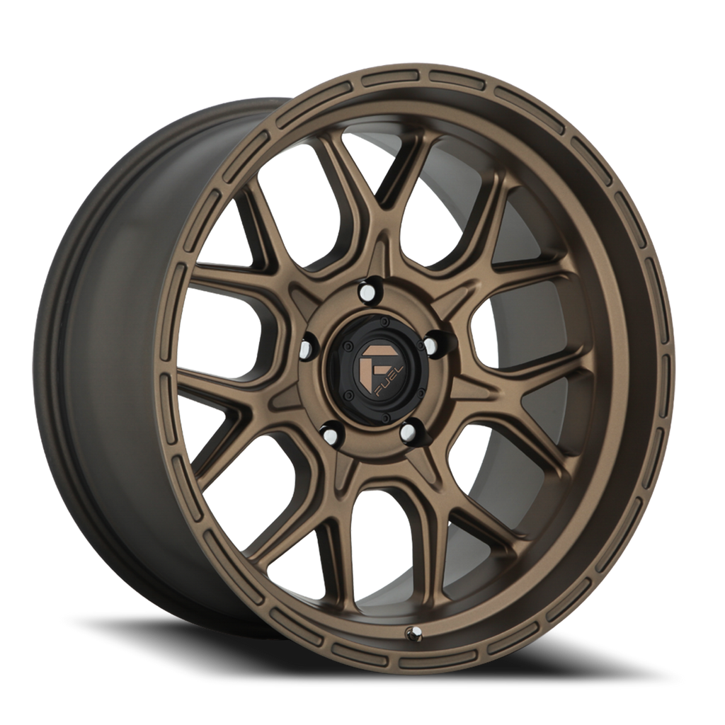 Aluminum Wheels 20X10 Tech D671 5 On 127 Matte Bronze 71.5 Bore -18 Offset 2 Lip Fuel Off Road Wheels