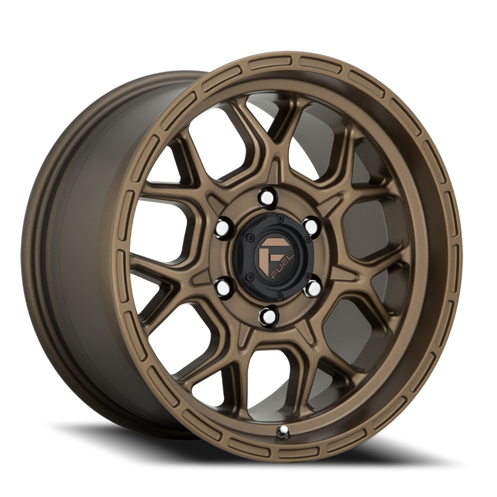 Aluminum Wheels 20X10 Tech D671 6 On 139.7 Matte Bronze 106.1 Bore -18 Offset 2 Lip Fuel Off Road Wheels