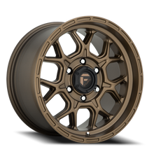 Load image into Gallery viewer, Aluminum Wheels 20X10 Tech D671 6 On 139.7 Matte Bronze 106.1 Bore -18 Offset 2 Lip Fuel Off Road Wheels