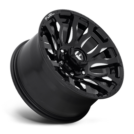 Aluminum Wheels 18X9 Blitz D673 6 On 135 Gloss Black Milled 87.1 Bore 1 Offset Multi Spoke Fuel Off Road Wheels