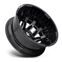 Load image into Gallery viewer, Dually Wheels 20X8.25 Blitz Dually D673 8 On 210 Gloss Black Milled 154.3 Bore -221 Offset Multi Spoke Outer Dually Fuel Off Road Wheels