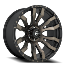 Load image into Gallery viewer, Aluminum Wheels 17X9 Blitz D674 6 On 139.7 Matte Black Double Dark Tint 106.1 Bore 1 Offset Multi Spoke Fuel Off Road Wheels