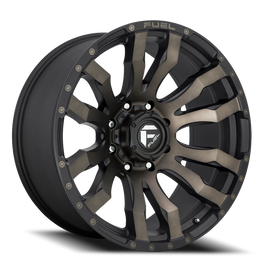 Aluminum Wheels 18X9 Blitz D674 8 On 170 Matte Black Double Dark Tint 125.1 Bore 20 Offset Multi Spoke Fuel Off Road Wheels