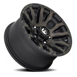 Aluminum Wheels 18X9 Blitz D674 5 On 127 Matte Black Double Dark Tint 71.5 Bore 1 Offset Multi Spoke Fuel Off Road Wheels