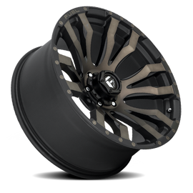 Aluminum Wheels 18X9 Blitz D674 6 On 139.7 Matte Black Double Dark Tint 106.1 Bore 1 Offset Multi Spoke Fuel Off Road Wheels