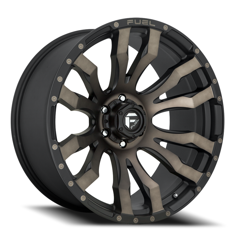 Aluminum Wheels 18X9 Blitz D674 6 On 139.7 Matte Black Double Dark Tint 106.1 Bore 20 Offset Multi Spoke Fuel Off Road Wheels