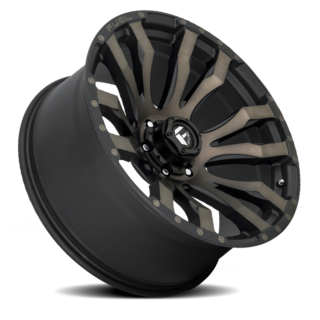 Aluminum Wheels 18X9 Blitz D674 6 On 139.7 Matte Black Double Dark Tint 106.1 Bore 20 Offset Multi Spoke Fuel Off Road Wheels