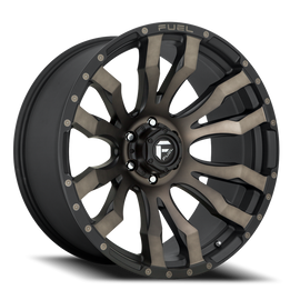 Aluminum Wheels 18X9 Blitz D674 6 On 135 Matte Black Double Dark Tint 87.1 Bore 20 Offset Multi Spoke Fuel Off Road Wheels
