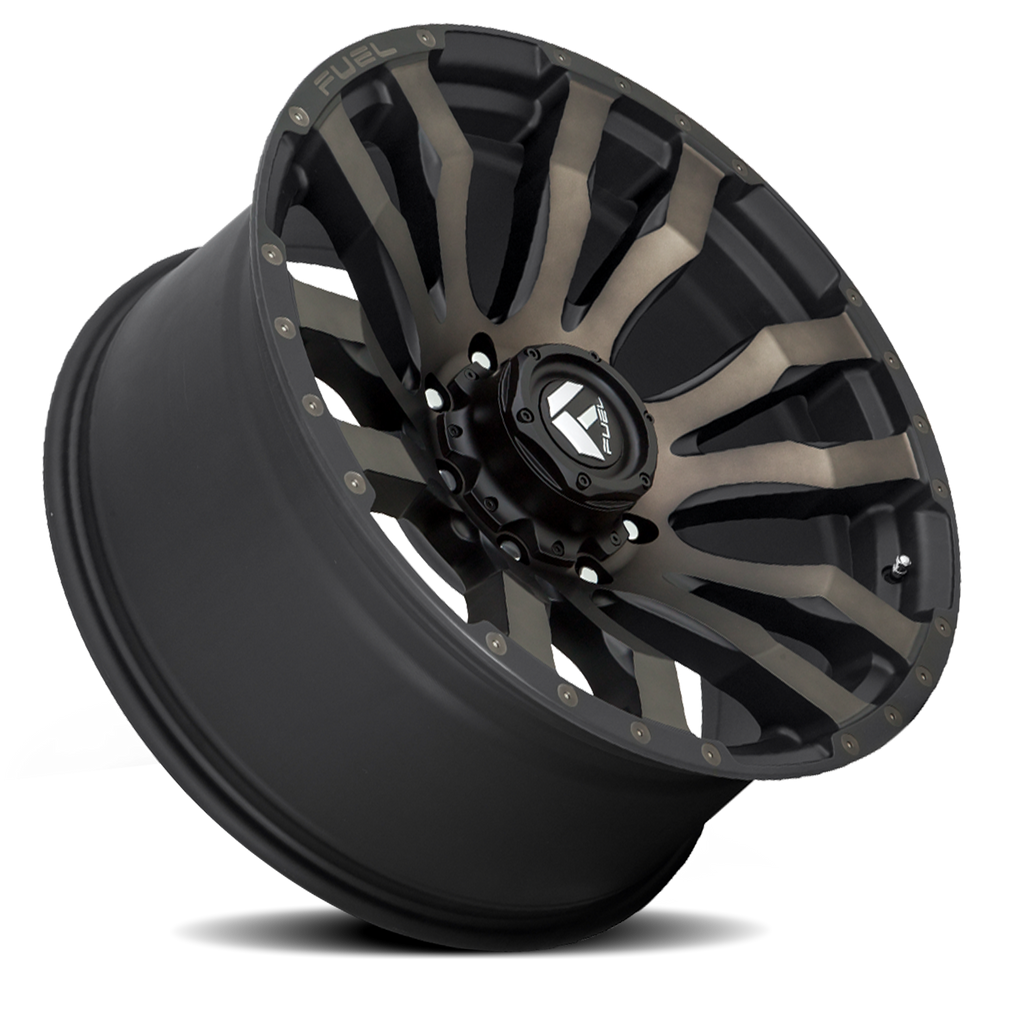 Aluminum Wheels 20X9 Blitz D674 8 On 180 Matte Black Double Dark Tint 124.2 Bore 20 Offset Multi Spoke Fuel Off Road Wheels