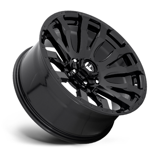 Aluminum Wheels 17X9 Blitz D675 6 On 139.7 Gloss Black 106.1 Bore 1 Offset Multi Spoke Fuel Off Road Wheels