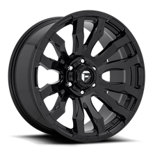 Load image into Gallery viewer, Aluminum Wheels 20X10 Blitz D675 6 On 139.7 Gloss Black 106.1 Bore -18 Offset Multi Spoke Fuel Off Road Wheels