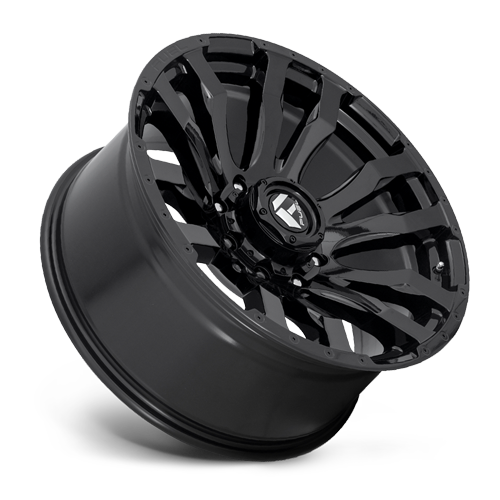 Aluminum Wheels 22X12 Blitz D675 8 On 180 Gloss Black 125.1 Bore -44 Offset Multi Spoke Fuel Off Road Wheels