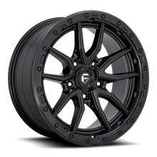Load image into Gallery viewer, Aluminum Wheels 17X9 Rebel D679 5 On 150 Matte Black 110.2 Bore 1 Offset Fuel Off Road Wheels