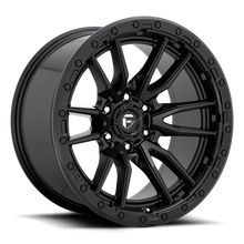 Load image into Gallery viewer, Aluminum Wheels 22X12 Rebel D679 6 On 135 Matte Black 87.1 Bore -44 Offset Fuel Off Road Wheels