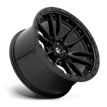 Load image into Gallery viewer, Aluminum Wheels 22X12 Rebel D679 6 On 135 Matte Black 87.1 Bore -44 Offset Fuel Off Road Wheels