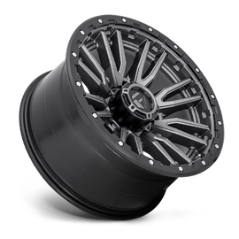 Aluminum Wheels 20X9 Rebel D680 8 On 170 Matte Gunmetal Gray Black Bead Ring 125.1 Bore 1 Offset Fuel Off Road Wheels