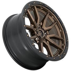 Aluminum Wheels 18X9 Rebel D681 5 On 150 Matte Bronze Black Bead Ring 110.2 Bore 20 Offset Fuel Off Road Wheels