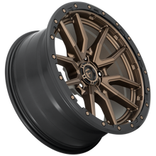 Load image into Gallery viewer, Aluminum Wheels 18X9 Rebel D681 5 On 127 Matte Bronze Black Bead Ring 71.5 Bore -12 Offset Fuel Off Road Wheels