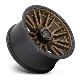 Aluminum Wheels 22X10 Rebel D681 8 On 180 Matte Bronze Black Bead Ring 124.2 Bore -18 Offset Fuel Off Road Wheels