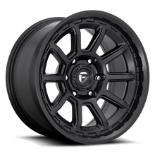 Load image into Gallery viewer, Aluminum Wheels 18X9 Torque D689 6 On 135 Black 87.1 Bore 1 Offset Fuel Off Road Wheels
