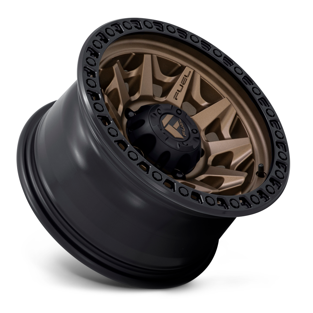 Aluminum Wheels 17X9 Covert D696 5 On 127 Matte Bronze Black Bead Ring 71.5 Bore 1 Offset Multi Spoke Fuel Off Road Wheels