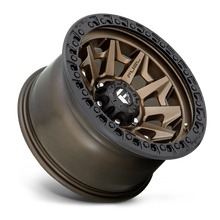 Load image into Gallery viewer, Aluminum Wheels 17X9 Covert D696 8 On 165.1 Matte Bronze Black Bead Ring 125.22 Bore 1 Offset Multi Spoke Fuel Off Road Wheels