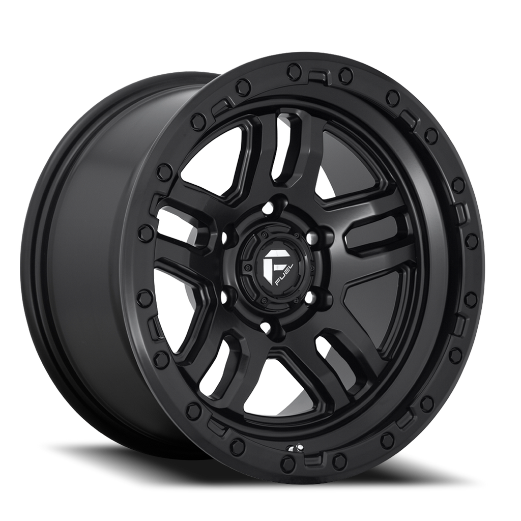 Aluminum Wheels 17X9 AMMO D700 6 On 139.7 Matte Black 106.1 Bore 1 Offset 5 Spoke Fuel Off Road Wheels