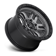Load image into Gallery viewer, Aluminum Wheels 18X9 AMMO D701 6 On 139.7 Matte Gunmetal Gray W/Black Bead Ring 106.1 Bore 20 Offset 5 Spoke Fuel Off Road Wheels
