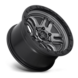 Aluminum Wheels 20X9 AMMO D701 6 On 135 Matte Gunmetal Gray W/Black Bead Ring 87.1 Bore 1 Offset 5 Spoke Fuel Off Road Wheels