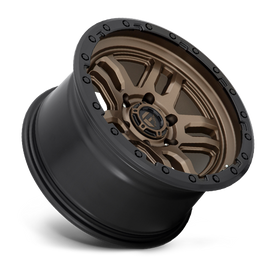 Aluminum Wheels 18X9 AMMO D702 6 On 135 Matte Bronze W/Black Bead Ring 87.1 Bore 1 Offset 5 Spoke Fuel Off Road Wheels